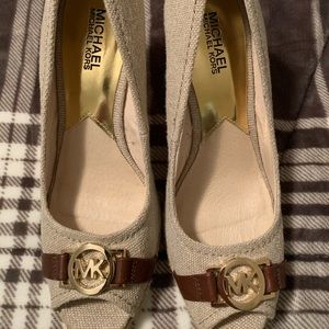 Michael Kors Canvas Wedge